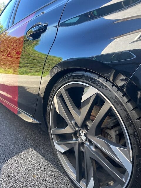 Peugeot 308 GTI après son nettoyage extérieur réalisé par NT